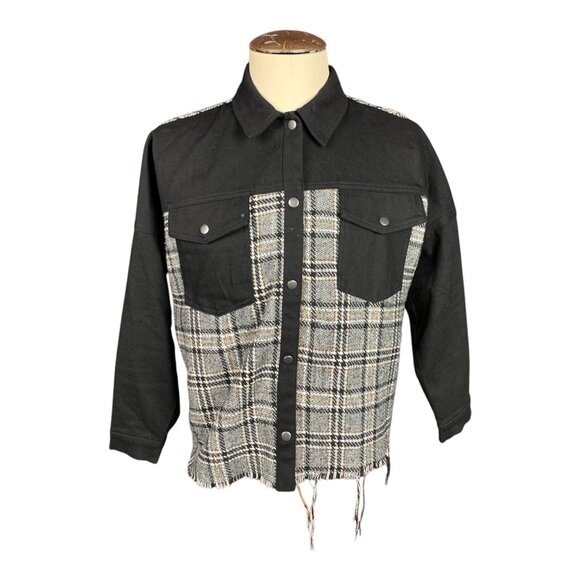 BlackcraftCult Lucipurr Denim Jacket, Reworked Upcycled Gothic Occult Large - Picture 2 of 2